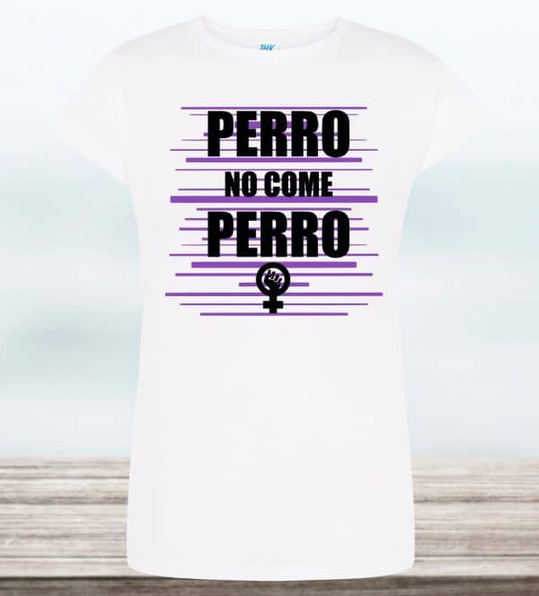 CAMISETA PERRO NO COME PERRO MUJER
