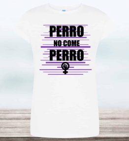 CAMISETA PERRO NO COME PERRO MUJER
